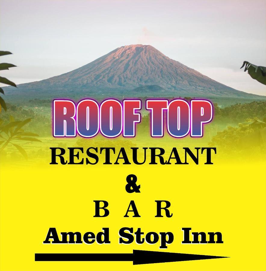 Amed Stop Inn Homestay, Rooftop Restaurant And Bar Екстер'єр фото